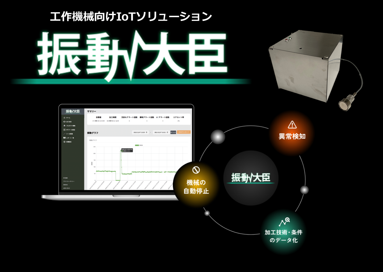 工作機械IoTのことなら - 振動大臣